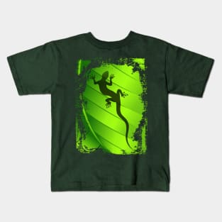 Gecko Lizard Kids T-Shirt